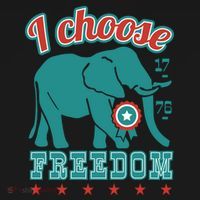 I Choose Freedom Republican Political Toddler Hoodie thumb 2