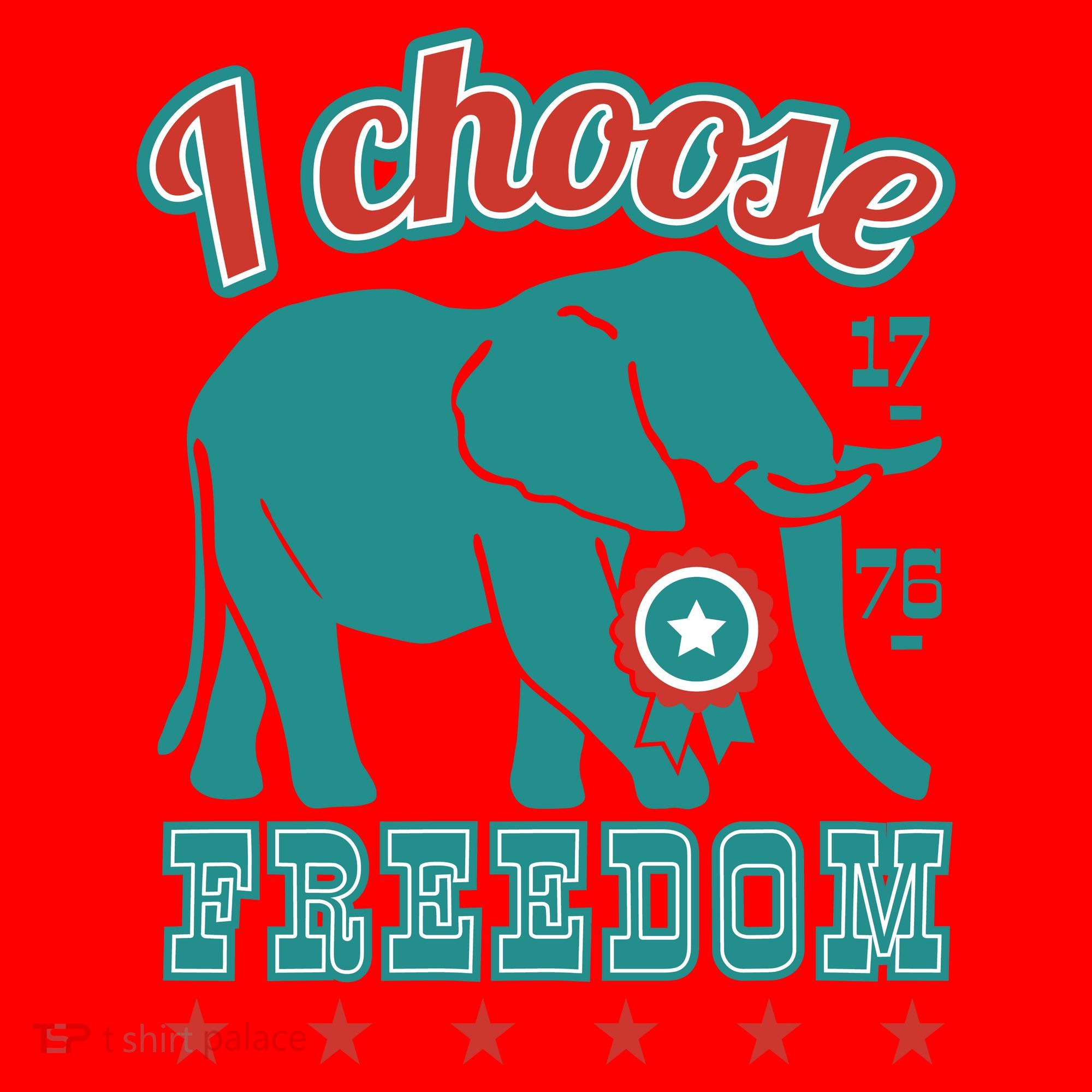 I Choose Freedom Republican Political Santa Hat