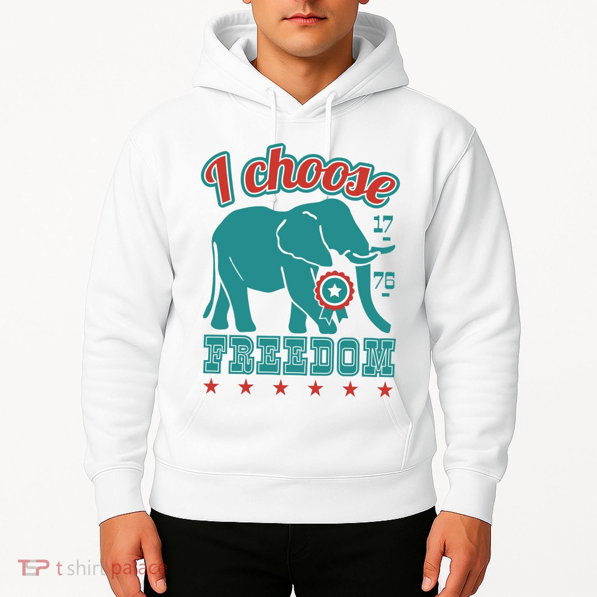 I Choose Freedom Republican Political Hoodie