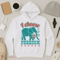 I Choose Freedom Republican Political Hoodie thumb 3