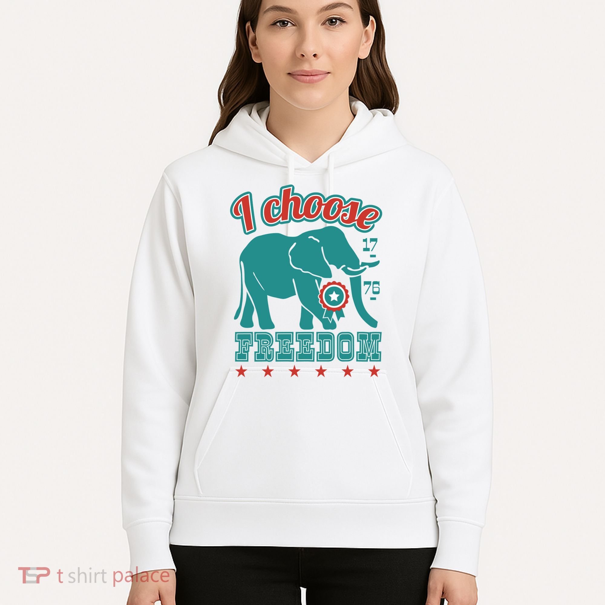I Choose Freedom Republican Political Hoodie