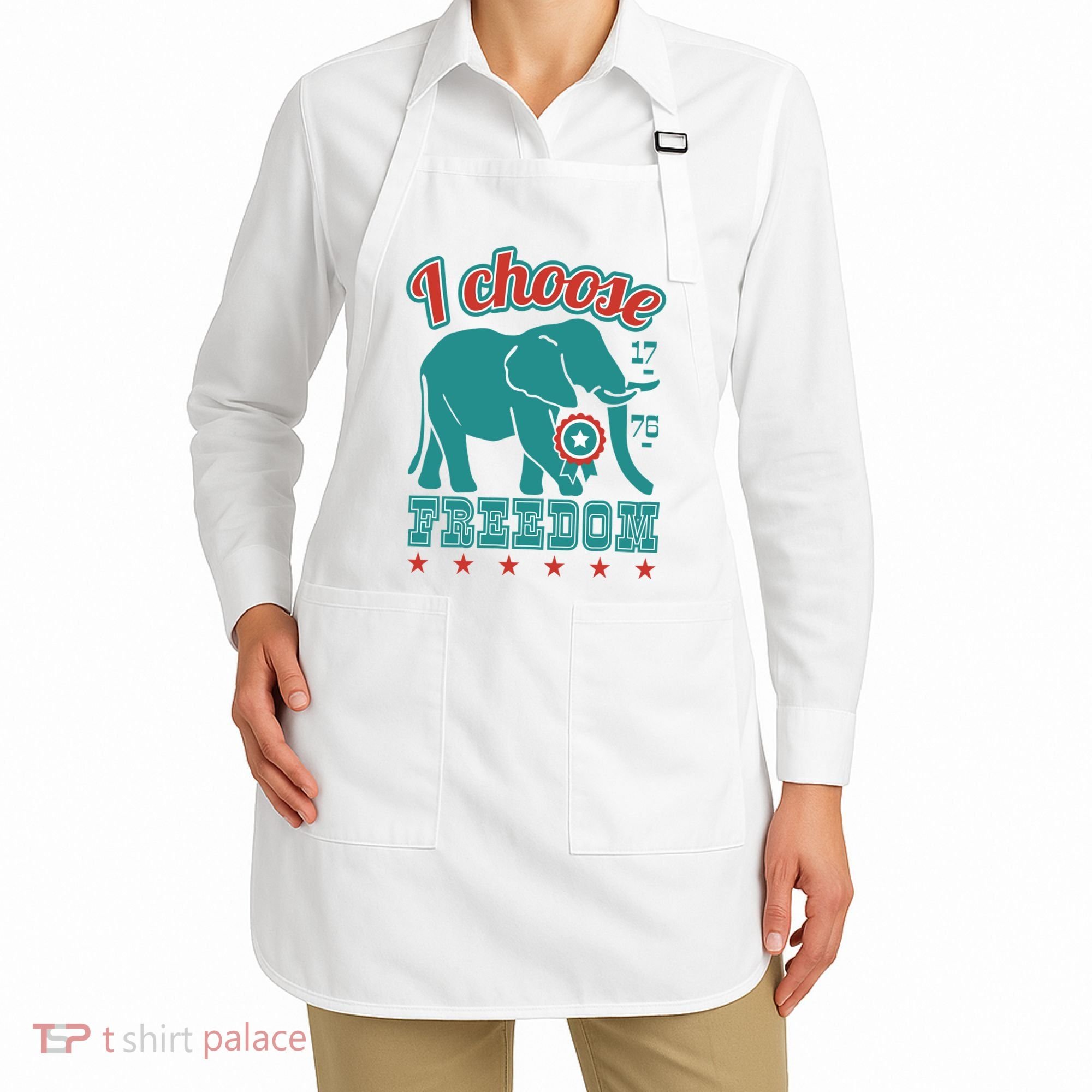 I Choose Freedom Republican Political Apron