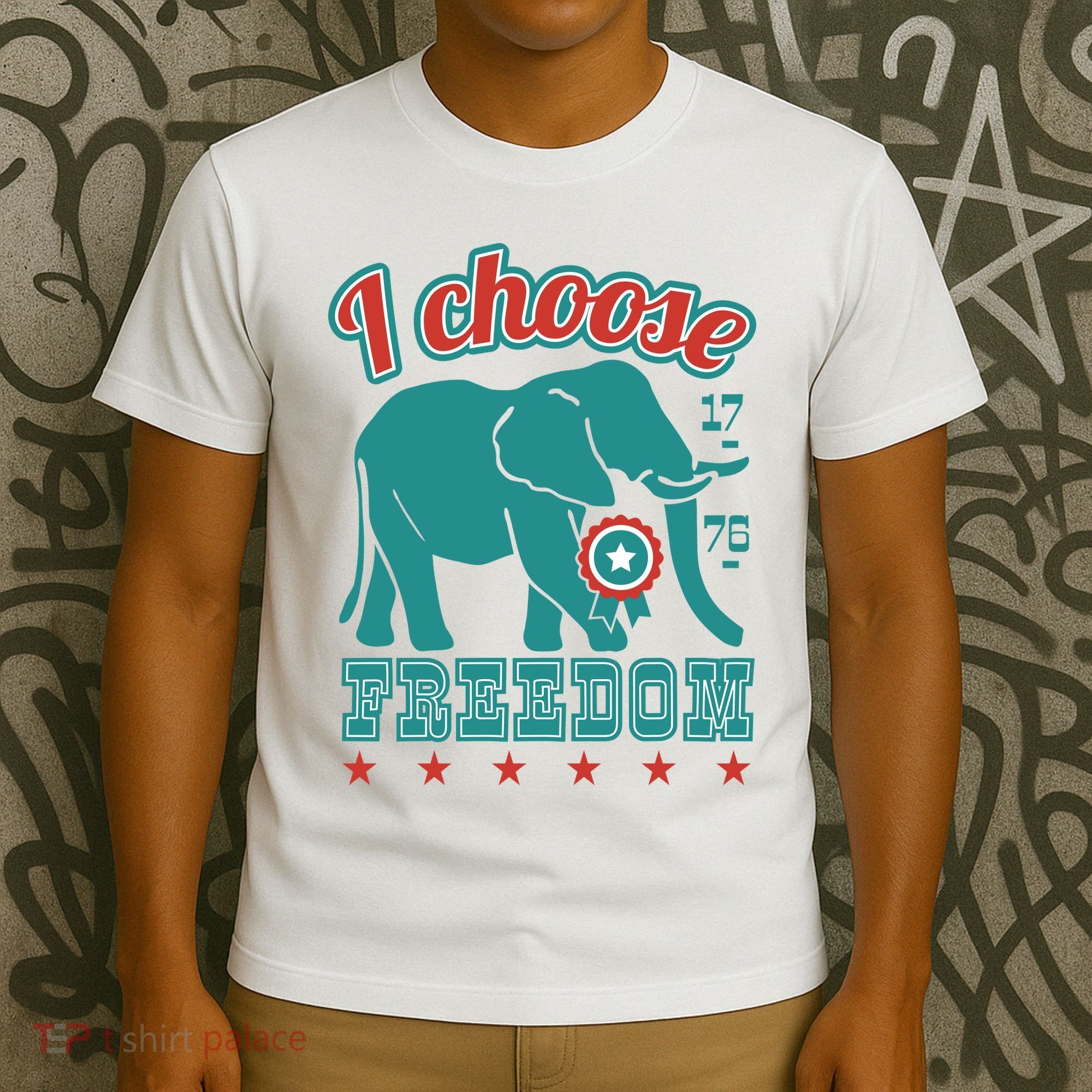 I Choose Freedom Republican Political T-Shirt