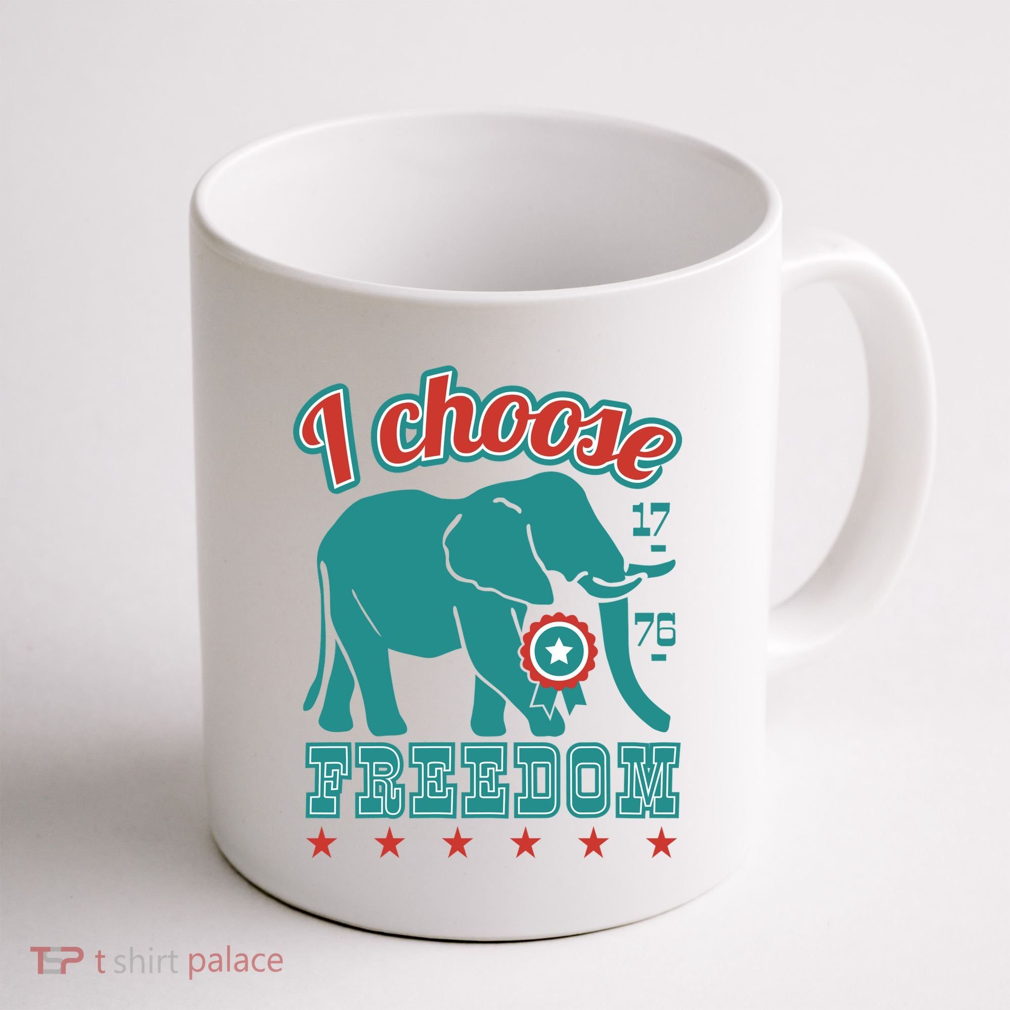 I Choose Freedom Republican Political Coffee Mug
