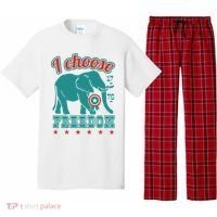 I Choose Freedom Republican Political Pajama Set thumb 0
