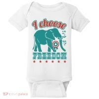 I Choose Freedom Republican Political Baby Bodysuit thumb 0