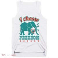 I Choose Freedom Republican Political Tank Top thumb 0