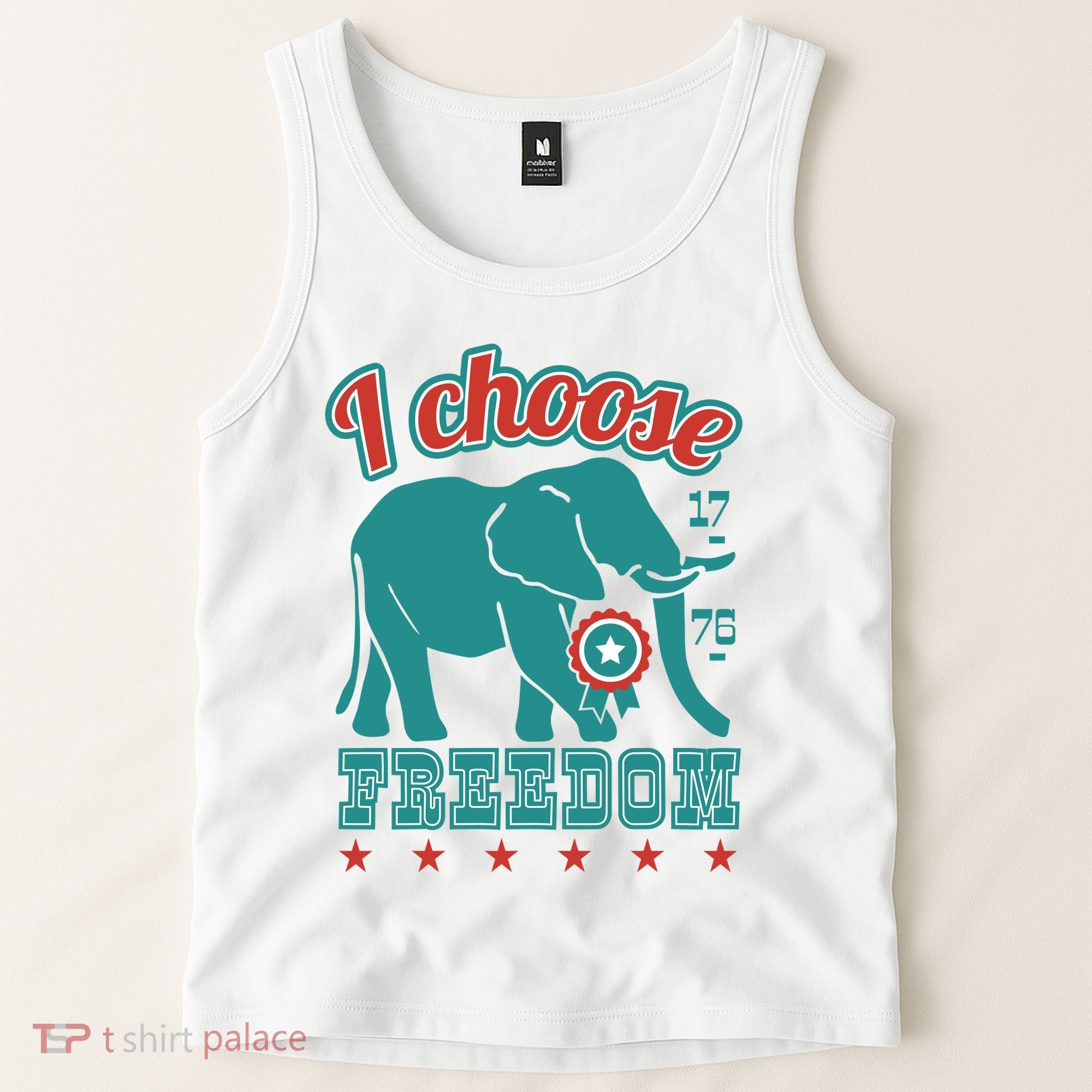 I Choose Freedom Republican Political Tank Top