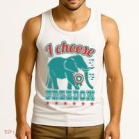 I Choose Freedom Republican Political Tank Top thumb 3