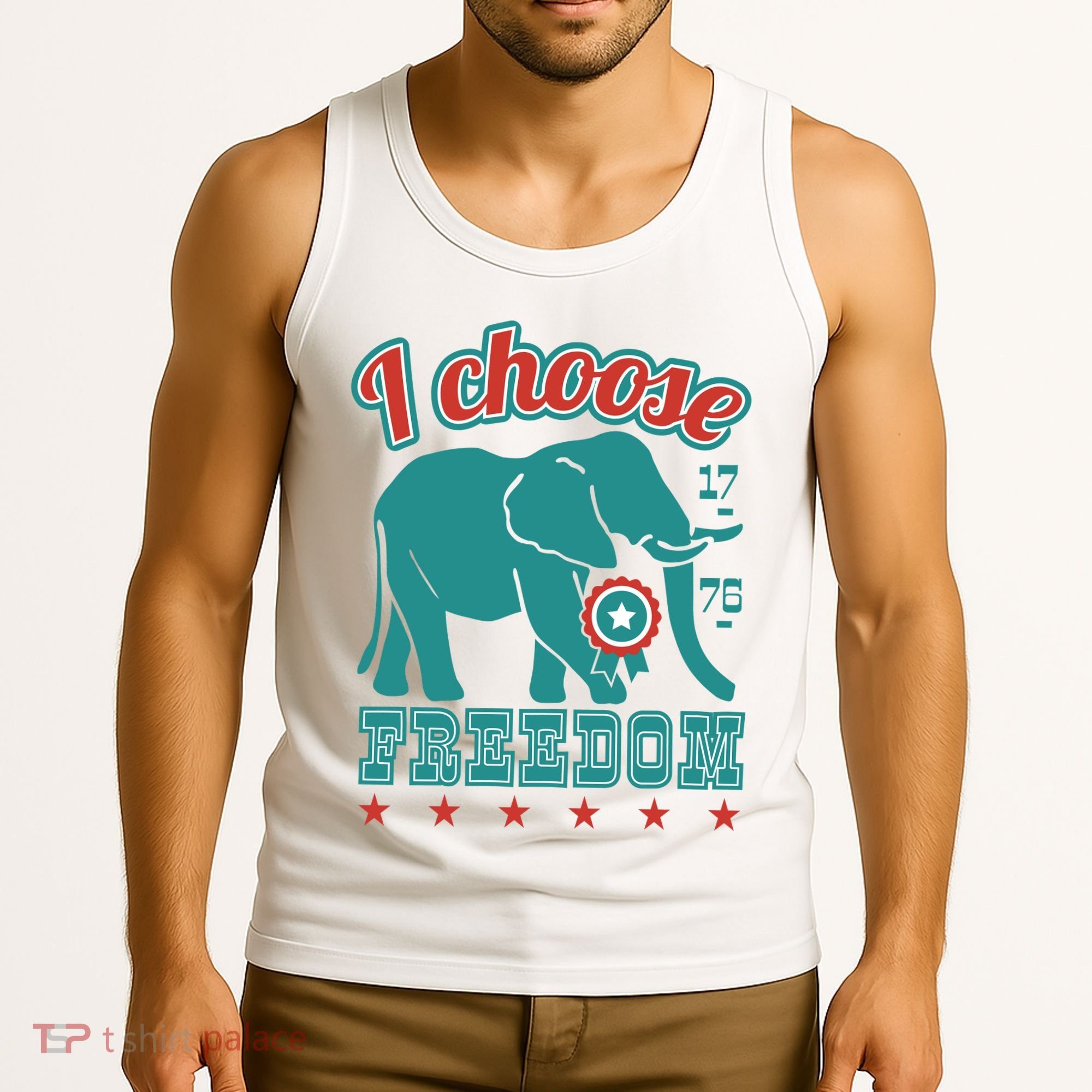 I Choose Freedom Republican Political Tank Top