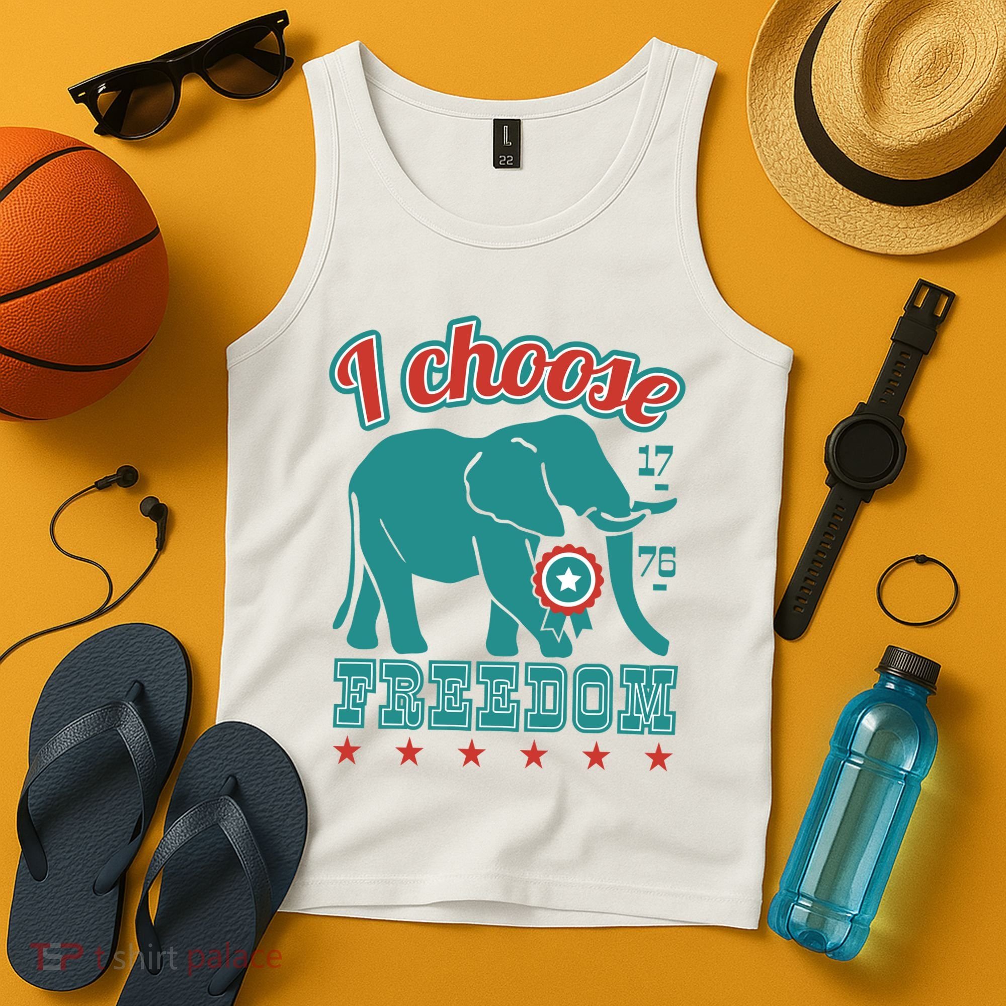 I Choose Freedom Republican Political Tank Top
