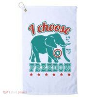 I Choose Freedom Republican Political Golf Towel thumb 0