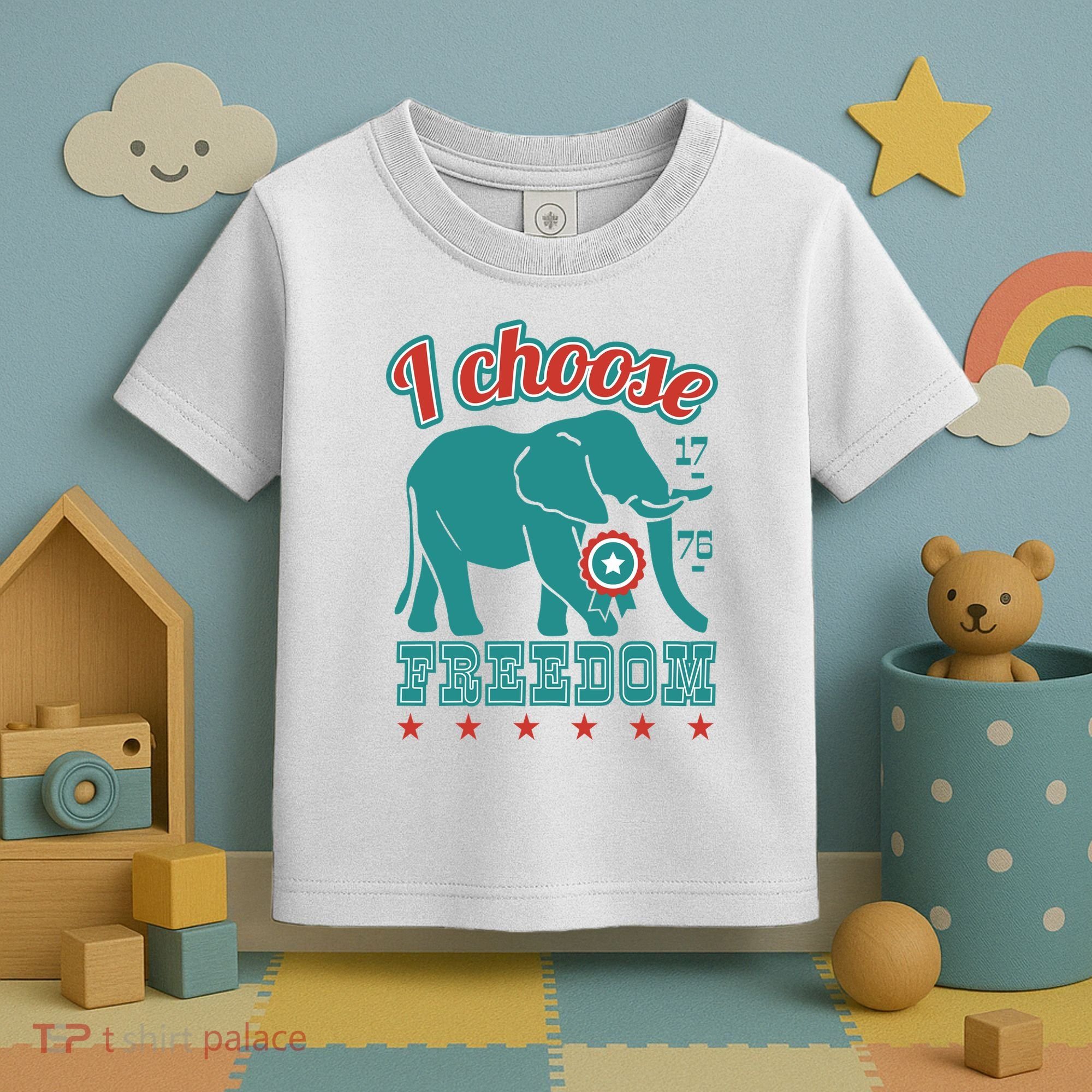 I Choose Freedom Republican Political Toddler T-Shirt