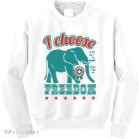 I Choose Freedom Republican Political Kids Sweatshirt thumb 0