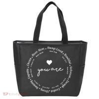 Inspiring Christian Faith Bible Quotes Tote Bag thumb 0