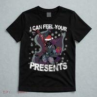 I Can Feel Your Presents Christmas Star Merry Wars Holiday Season Lover T-Shirt thumb 5