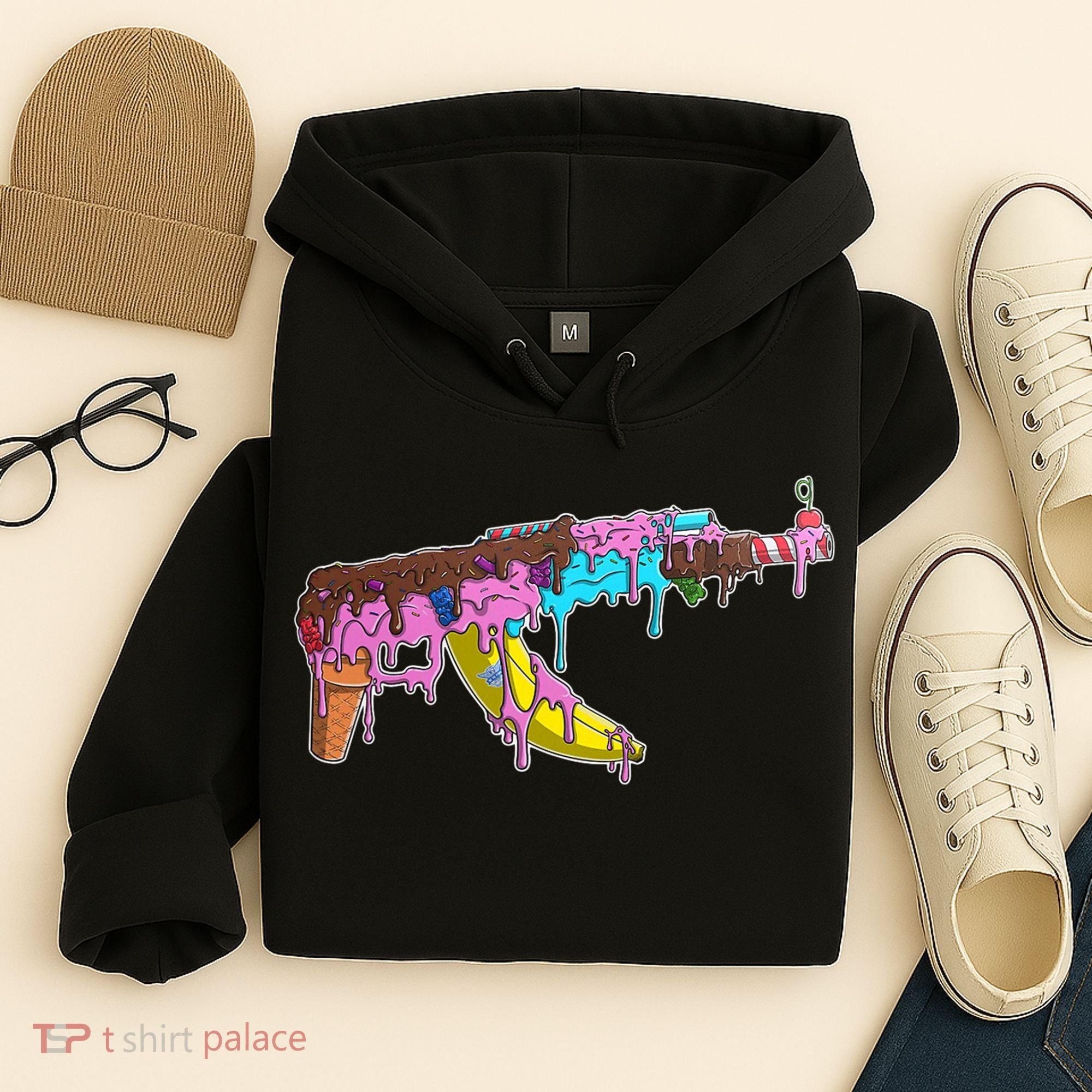 Ice Cream Gun AK47 Hoodie