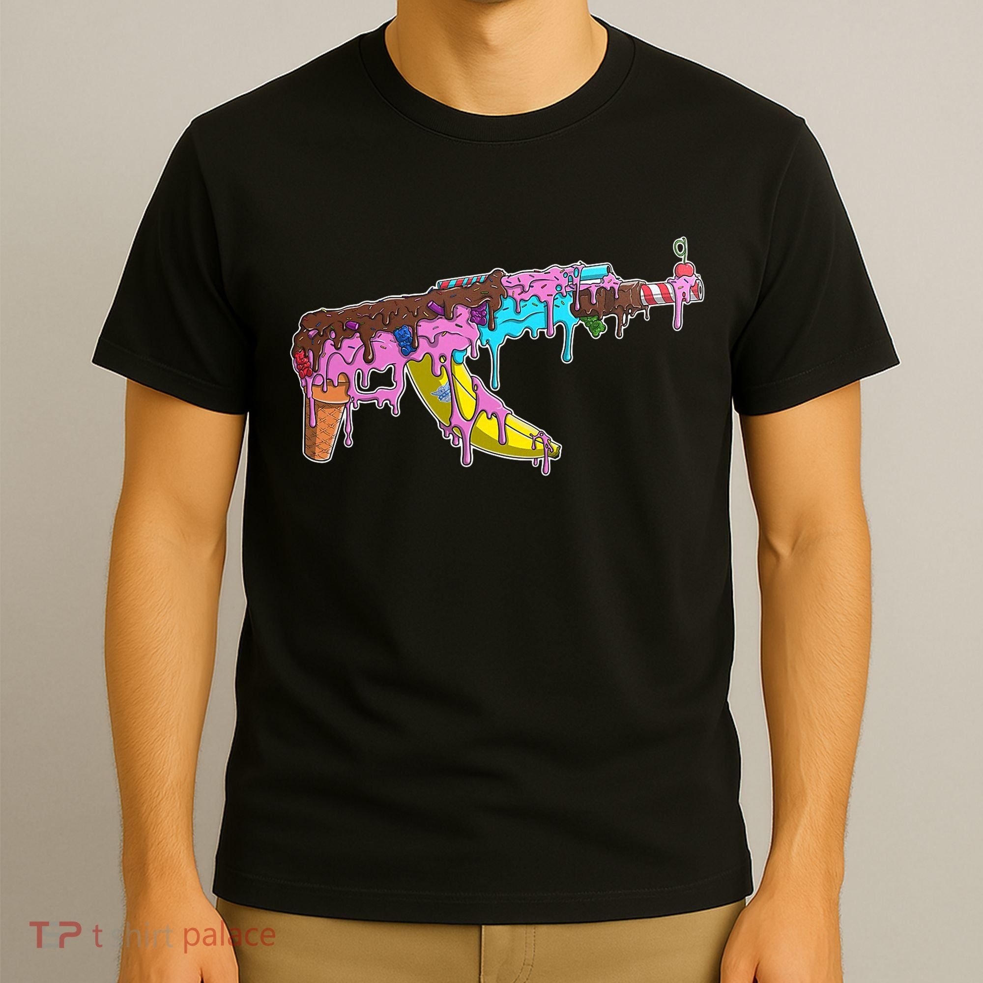 Ice Cream Gun AK47 T-Shirt