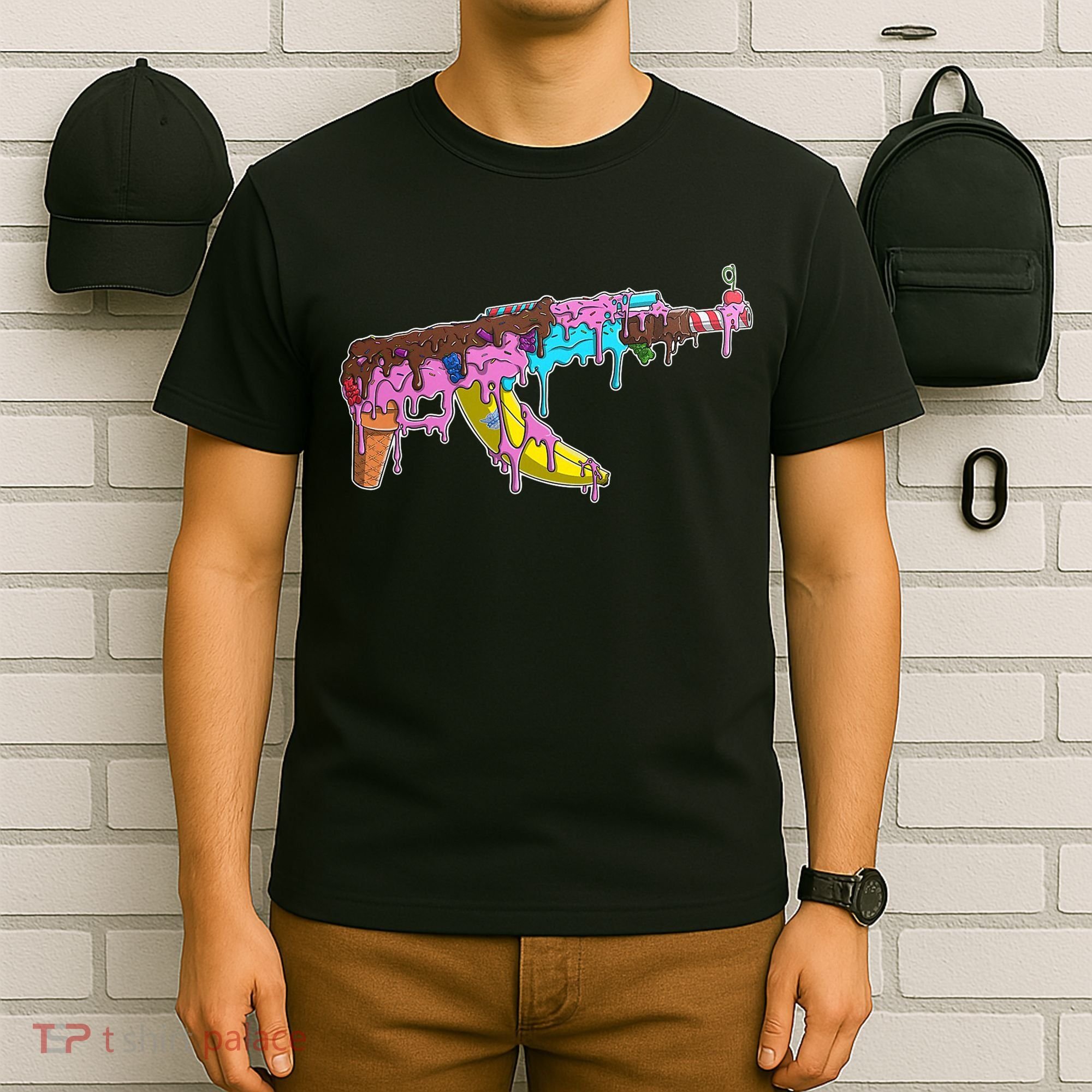 Ice Cream Gun AK47 T-Shirt