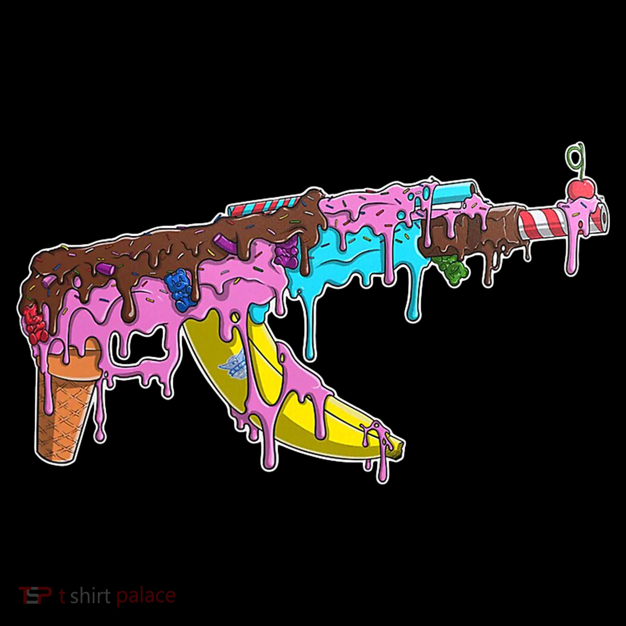 Ice Cream Gun AK47 Coaster
