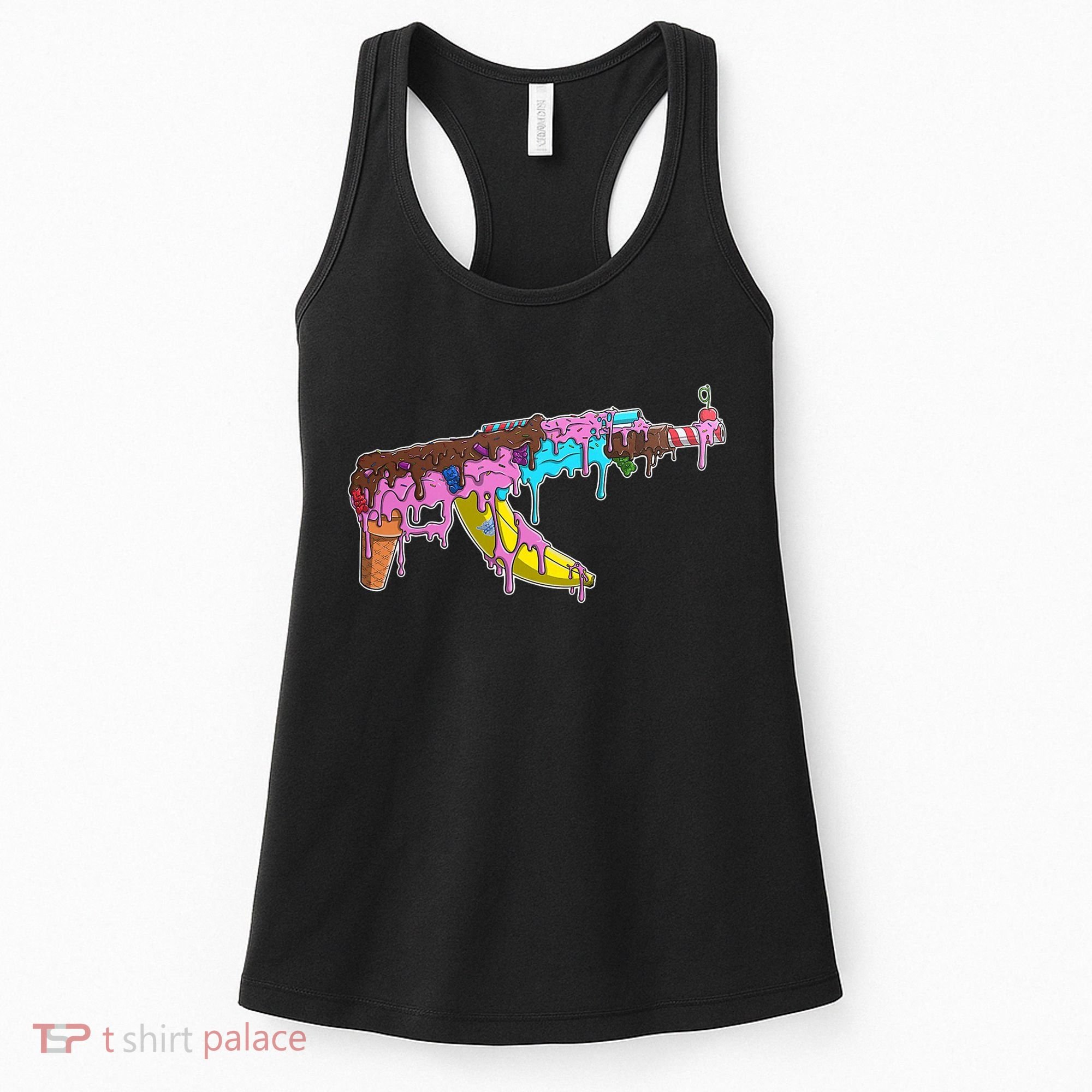 Ice Cream Gun AK47 Women's Tank Top