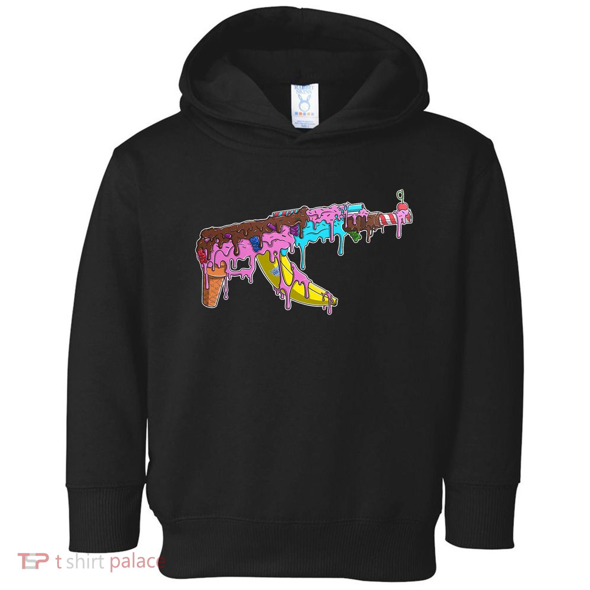 Ice Cream Gun AK47 Toddler Hoodie