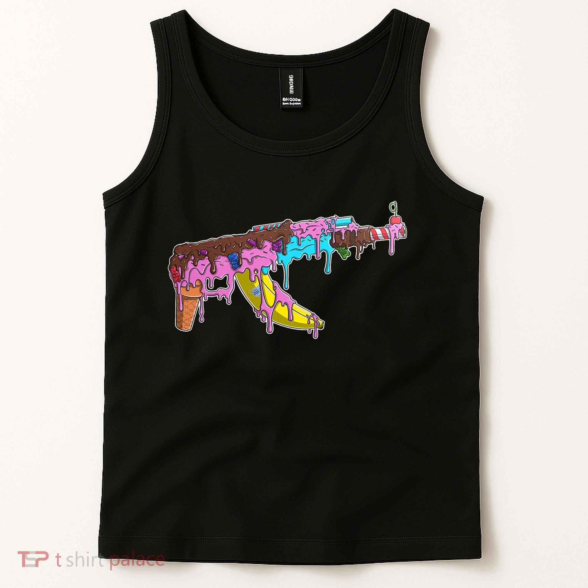 Ice Cream Gun AK47 Tank Top