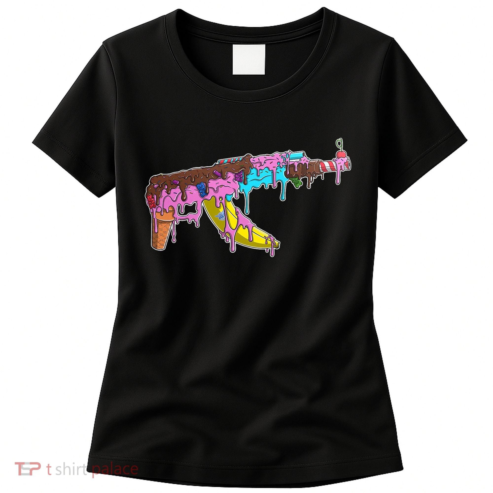 Ice Cream Gun AK47 Women's T-Shirt