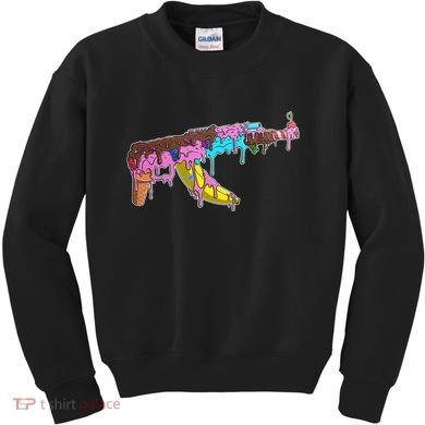 Ice Cream Gun AK47 Kids Sweatshirt