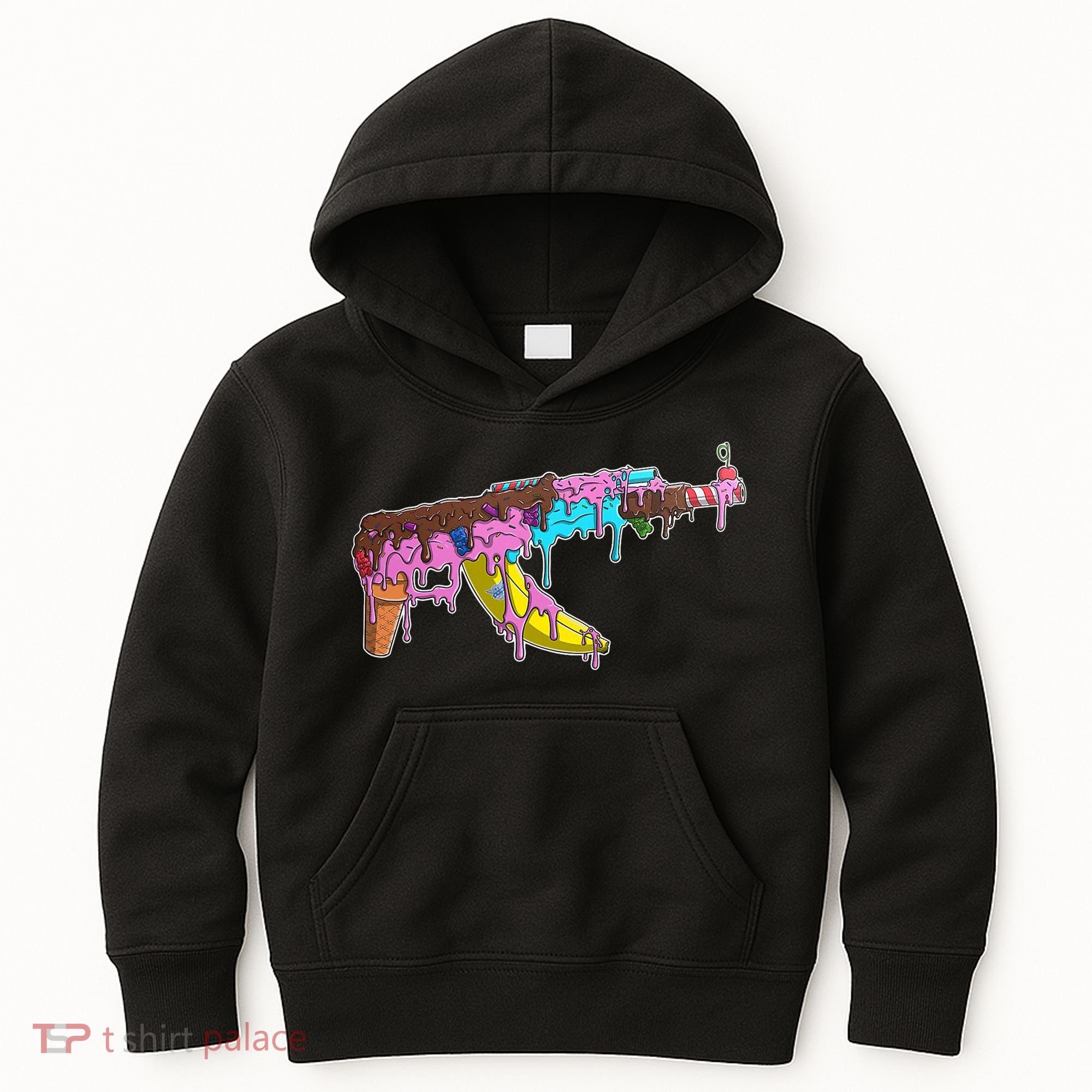 Ice Cream Gun AK47 Kids Hoodie