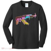 Ice Cream Gun AK47 Kids Long Sleeve Shirt thumb 0