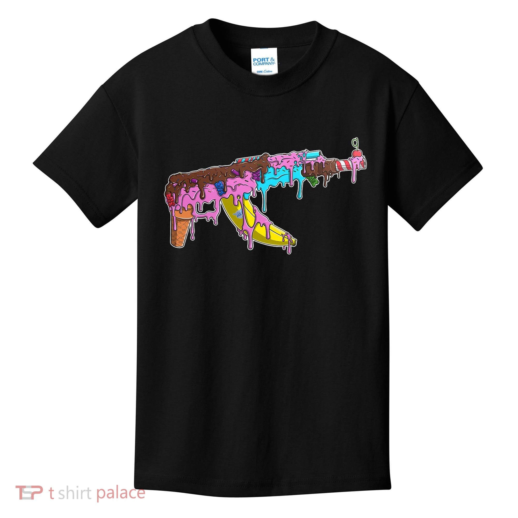 Ice Cream Gun AK47 Kids T-Shirt