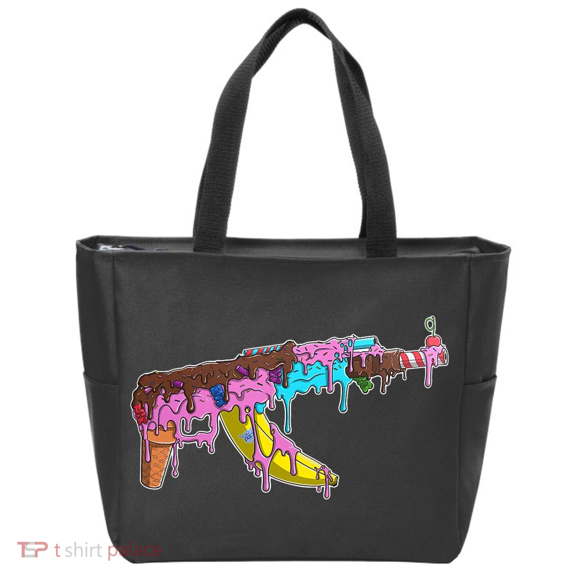 Ice Cream Gun AK47 Tote Bag