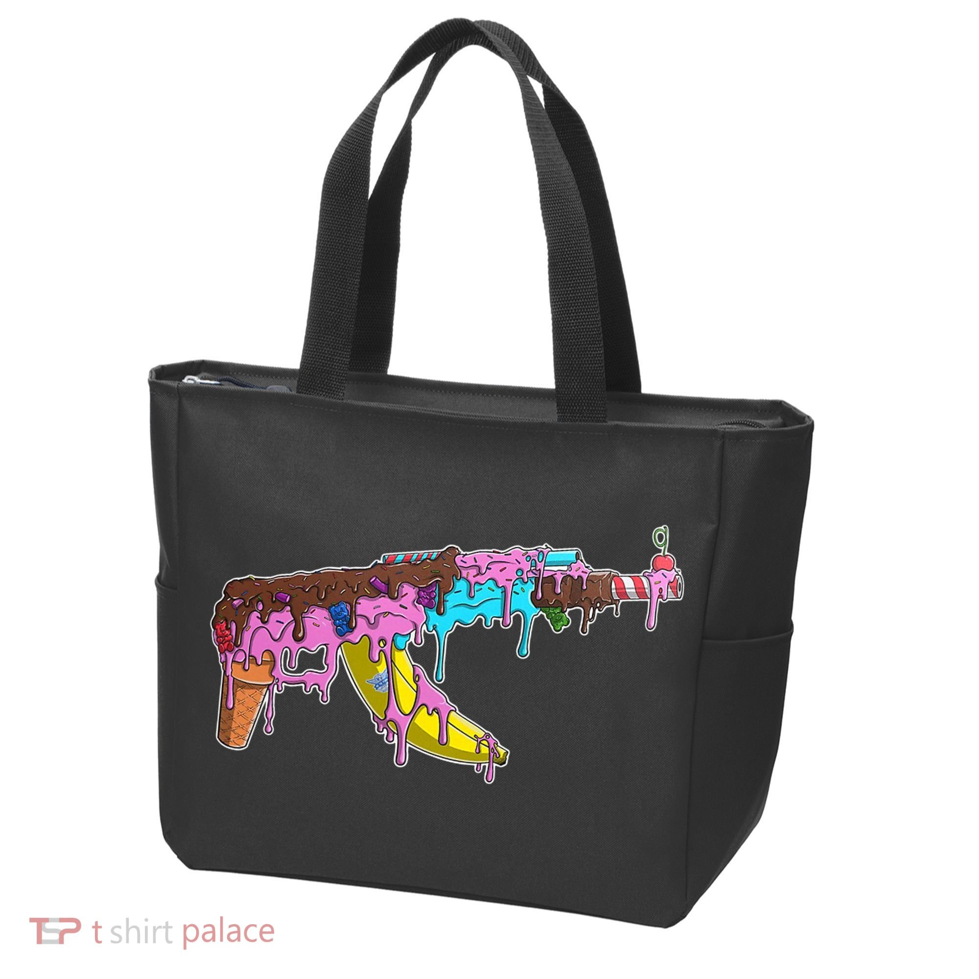 Ice Cream Gun AK47 Tote Bag