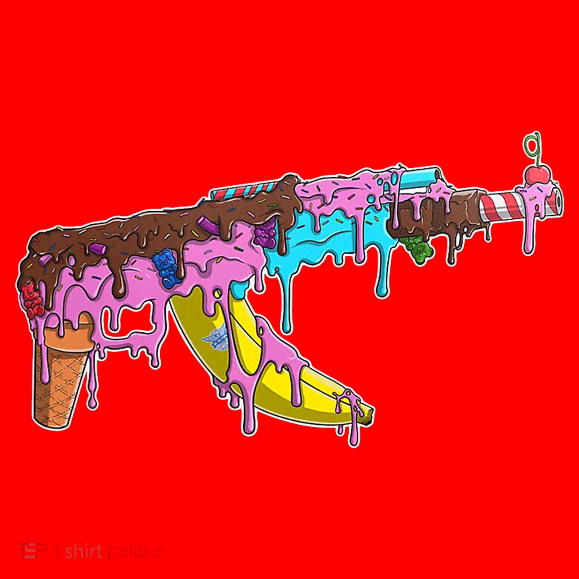 Ice Cream Gun AK47 Santa Hat