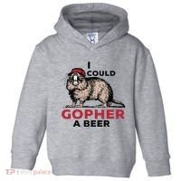 I Could Gopher A Beer Toddler Hoodie thumb 0