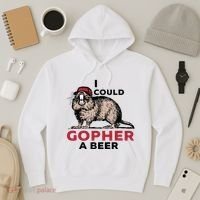 I Could Gopher A Beer Hoodie thumb 3