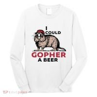 I Could Gopher A Beer Long Sleeve Shirt thumb 0