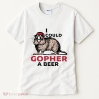 I Could Gopher A Beer Tall T-Shirt thumb 0