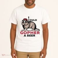 I Could Gopher A Beer Tall T-Shirt thumb 2