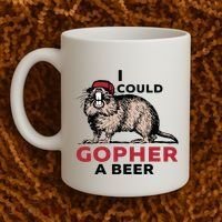 I Could Gopher A Beer Coffee Mug thumb 2