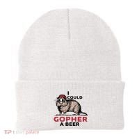 I Could Gopher A Beer Beanie thumb 0