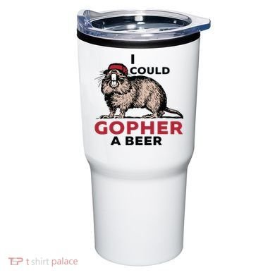 I Could Gopher A Beer Tumbler