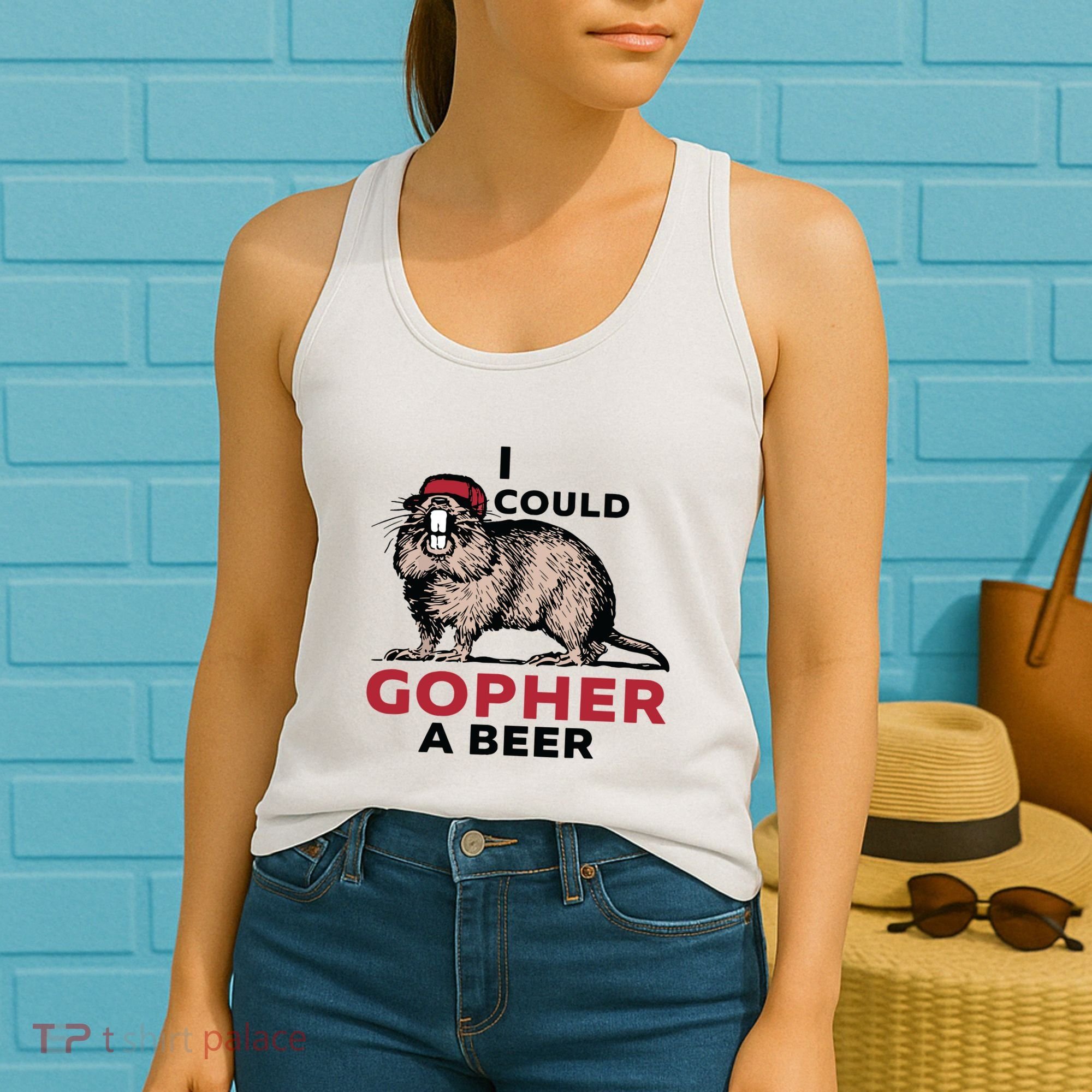 I Could Gopher A Beer Women's Tank Top