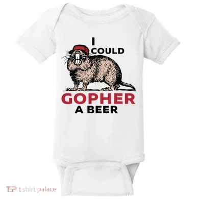 I Could Gopher A Beer Baby Bodysuit