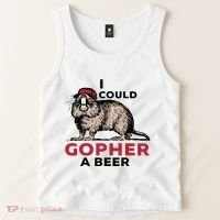 I Could Gopher A Beer Tank Top thumb 2