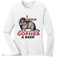 I Could Gopher A Beer Women's Long Sleeve Shirt thumb 0