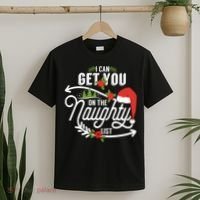 I Can Get You On Santa Naughty List Funny Christmas Gifts T-Shirt thumb 2