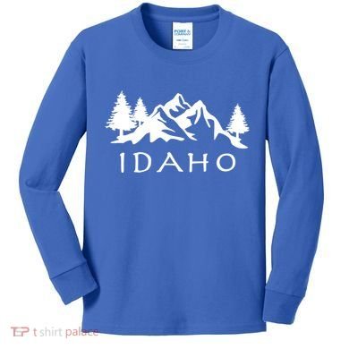 Idaho Cool Gift Kids Long Sleeve Shirt