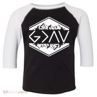 Inspirational Christian God Is Greater Than The High And Lows Camping Toddler Fine Jersey T-Shirt thumb 0